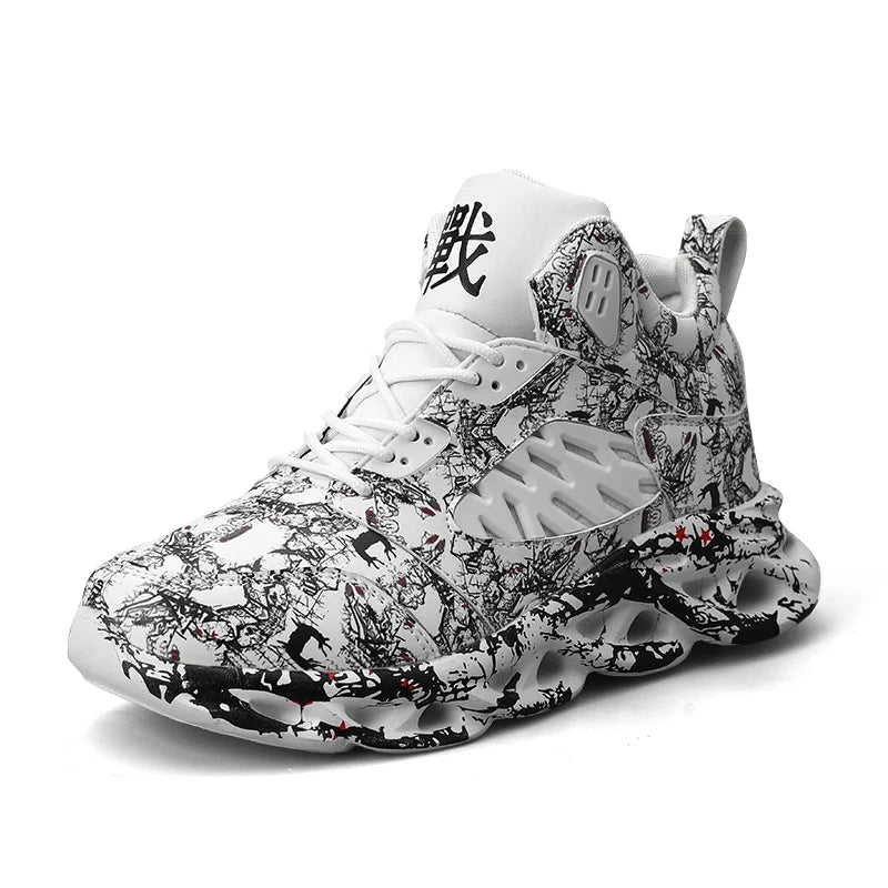 Thick Bottom Men's Sports Shoes Anti-Slippery Athletic Shoes