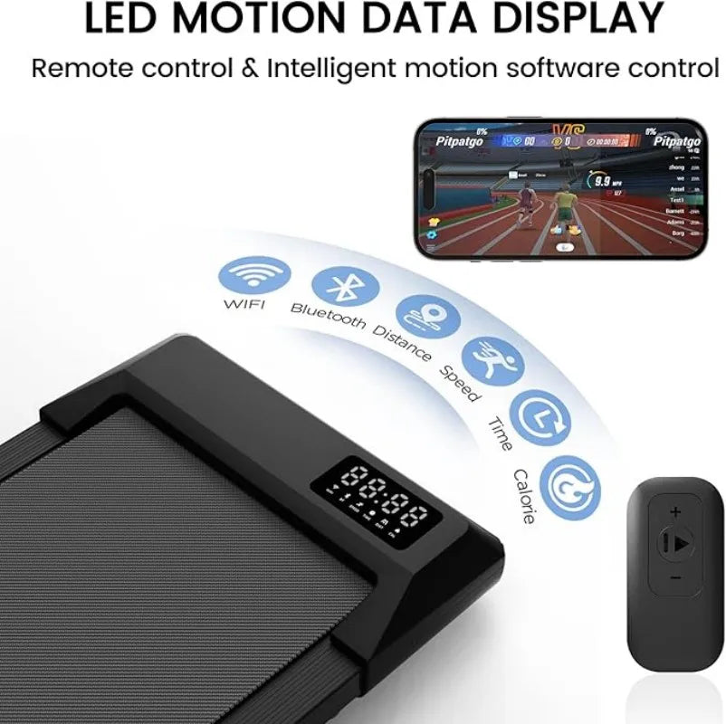 Superun  2-in-1 Home/Office 2.5 HP Walking Treadmill  with APP & Remote Control