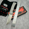 High-quality Titanium Alloy Folding Knife Stainless Steel D2 Blade