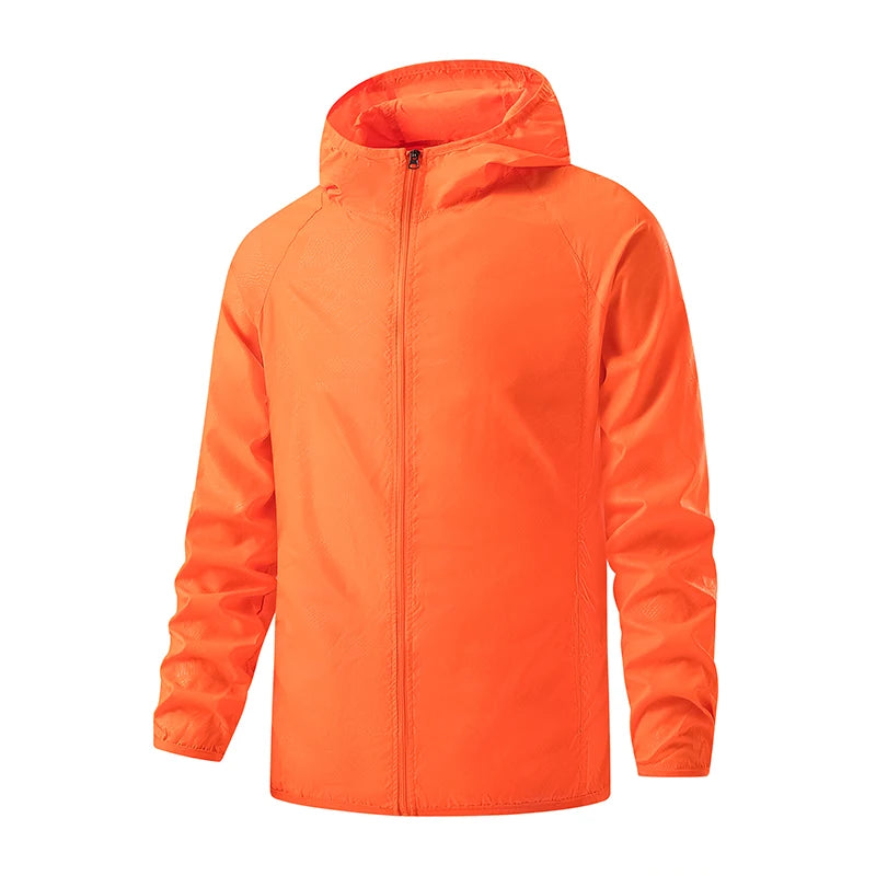 Men Women Hiking Jackets Waterproof Windbreaker Rain Coat
