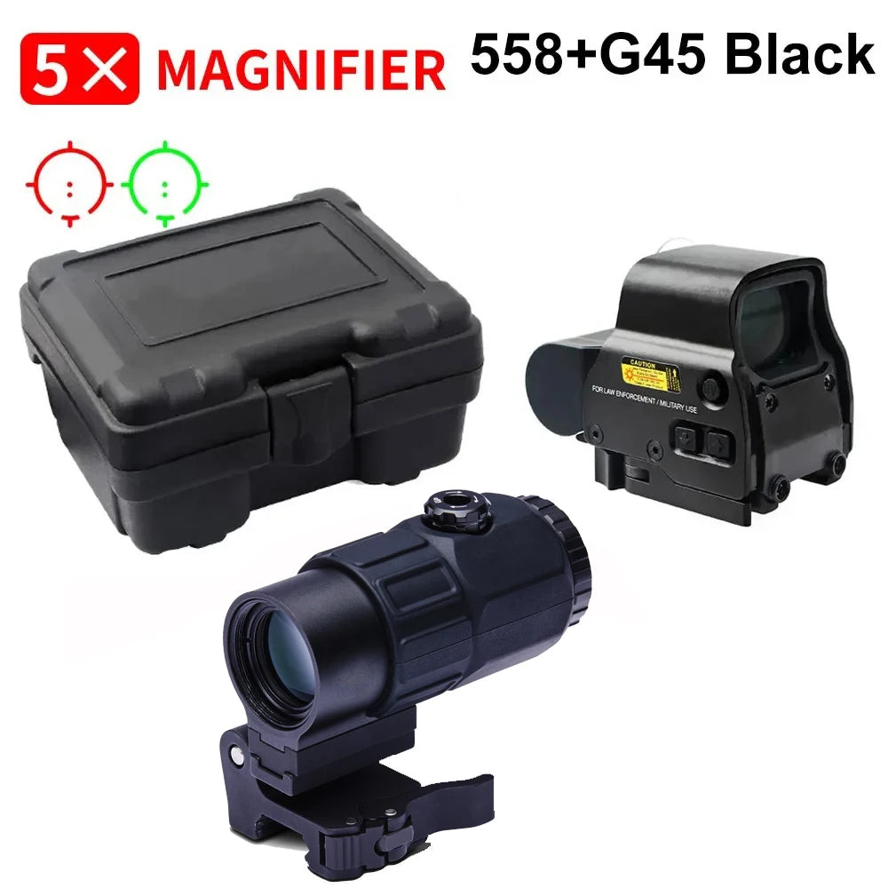 558+G43 Holographic Collimator Sight 558+G33/G45 Red Dot Optic Sight Tactical