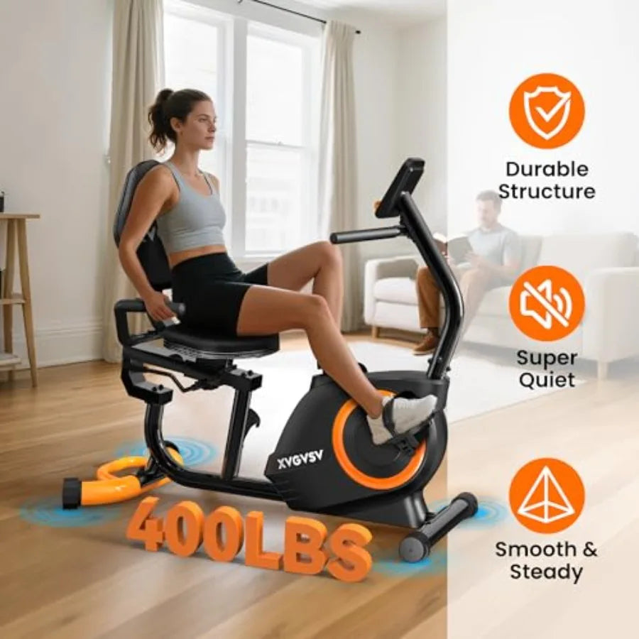 Recumbent Exercise Bike 16-Level Resistance