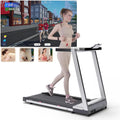 3.5HP Foldable Treadmill 350lbs Adjustable 6% Incline