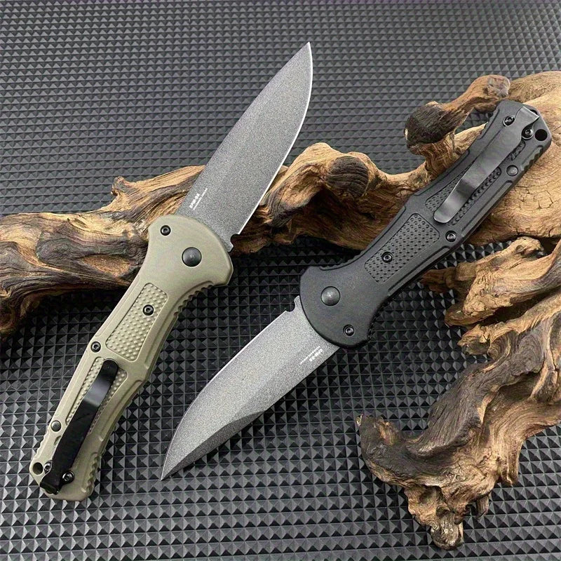 BM 9070 Folding Pocket Knife Drop Point Plain Blade Grivory Handle