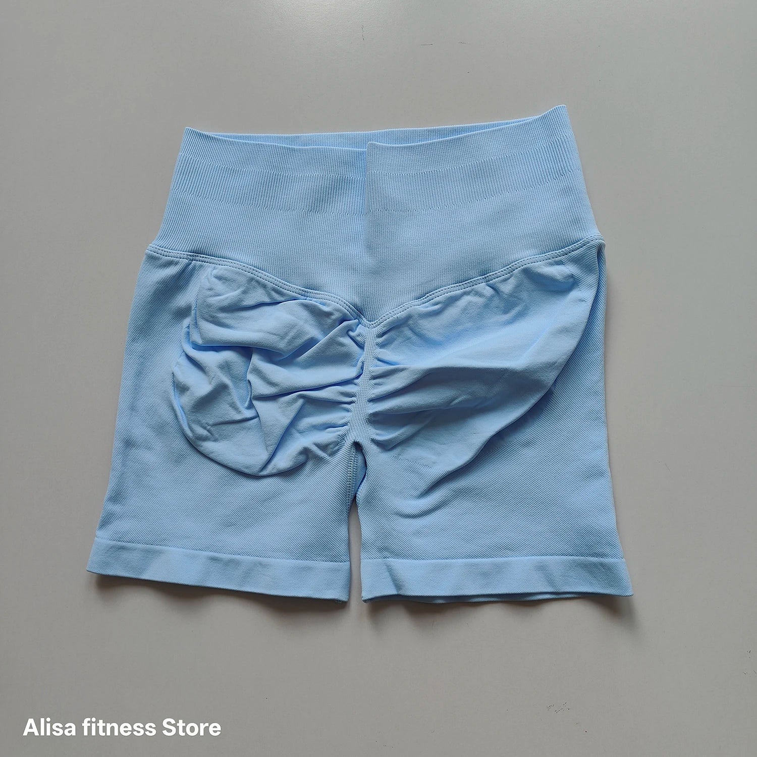 Summer High Waisted Yoga Shorts Tummy Control