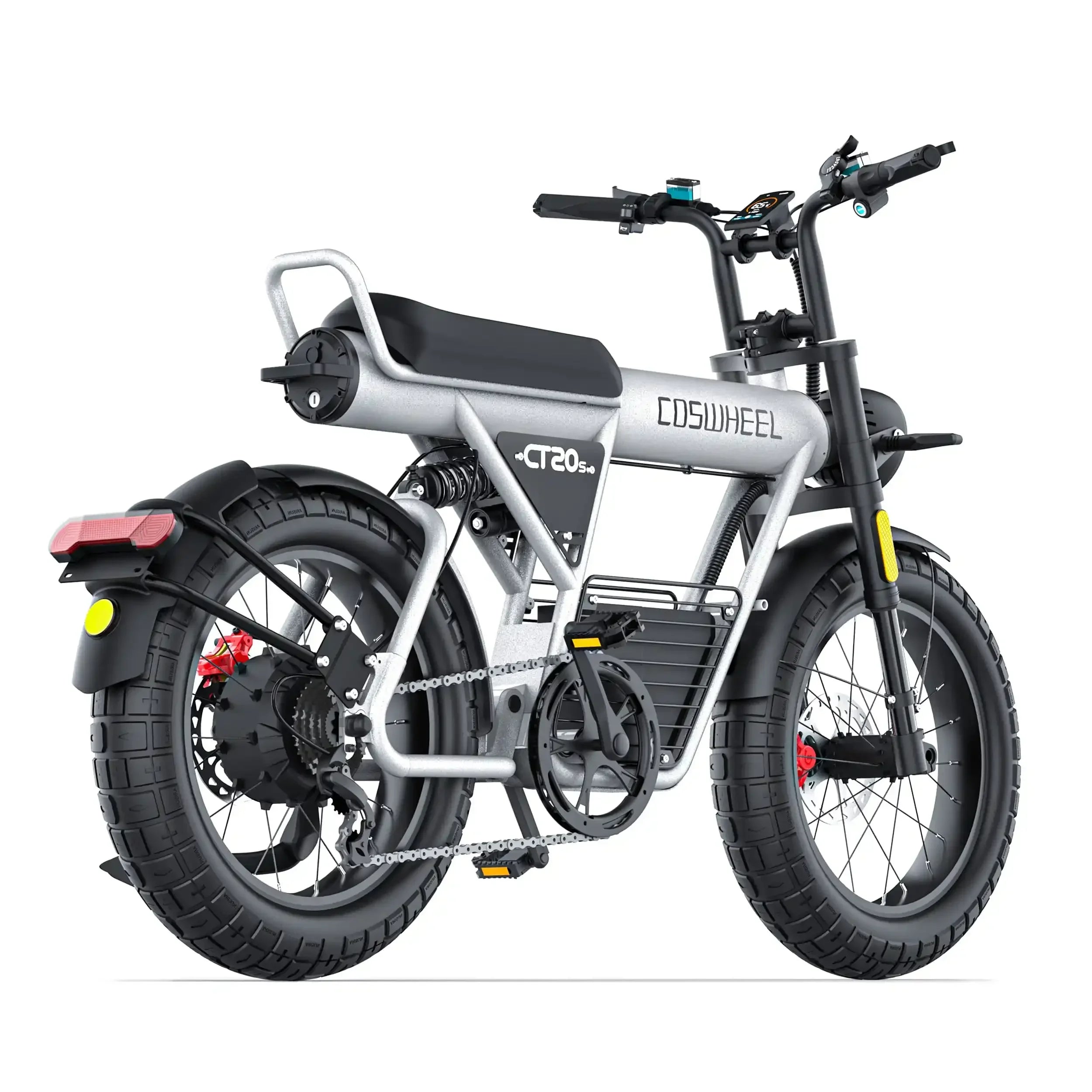 COSWHEEL CT20S E-Mountain bike For Adult 60V 27.5Ah Battery Double Hydraulic Disc Brakes 20"*5.0 Fat Tire Off-Road E-bike