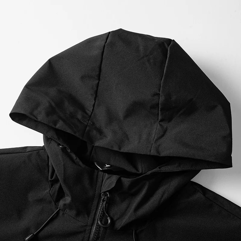 Men Women Waterproof Hiking Jacket Windbreaker Rain Coat
