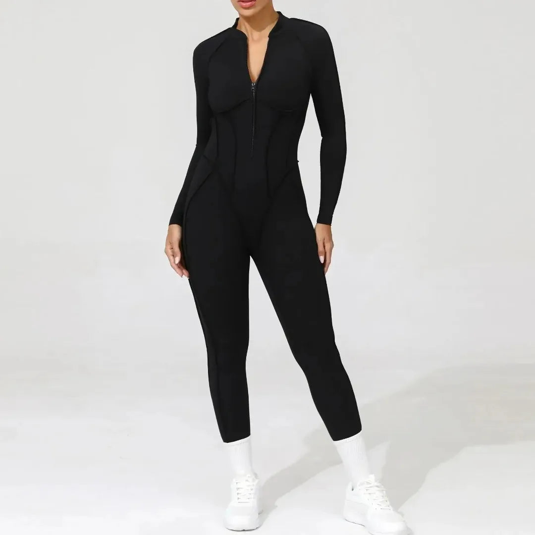 Women's Backless Hip Lift Yoga Jumpsuit