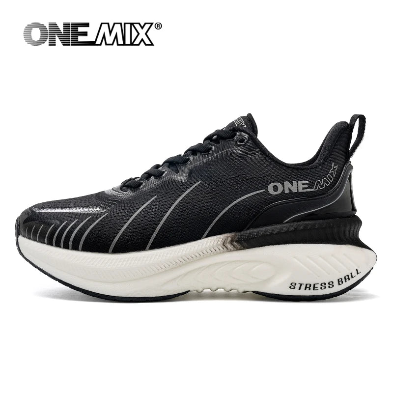 ONEMIX White Road Running Shoes for Men