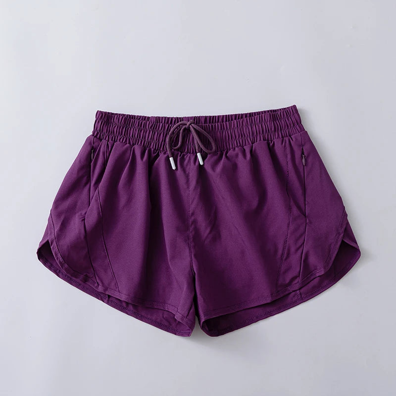 Women Running  Lightweight Athletic Shorts With Mesh Liner