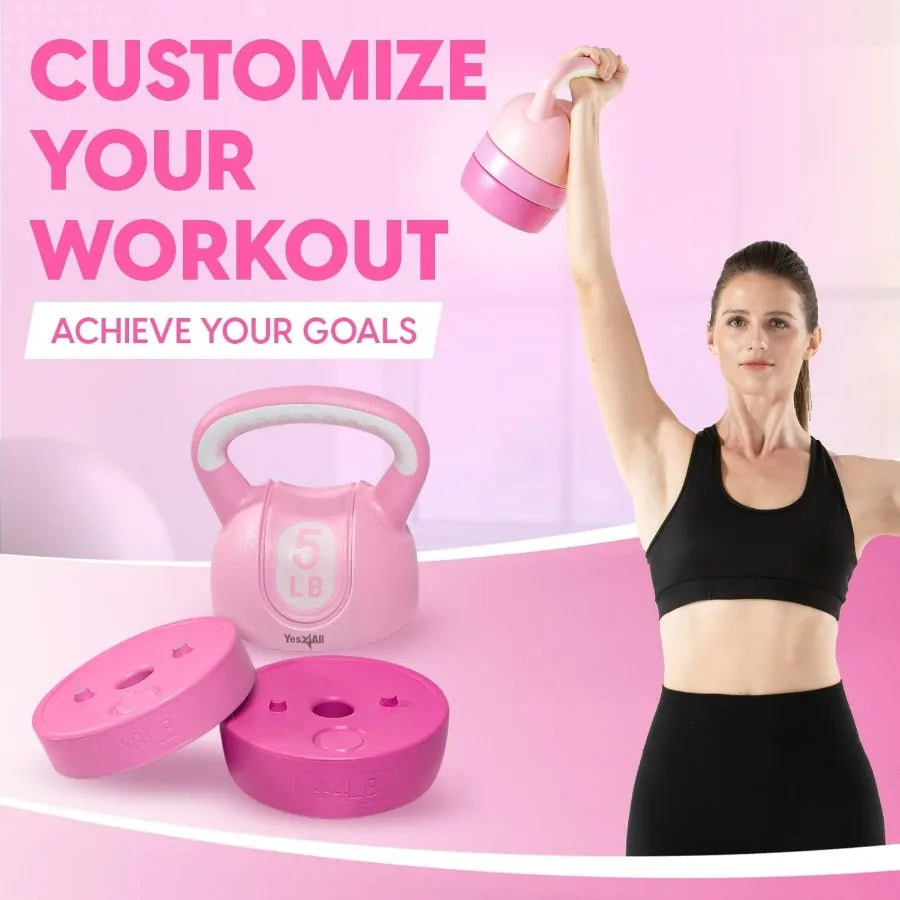 Kettlebell Sets - Adjustable Kettlebell Set for Strength Training
