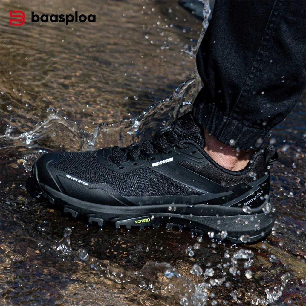 Men Hiking Sneakers Lightweight Non-Slip Wear Resistant