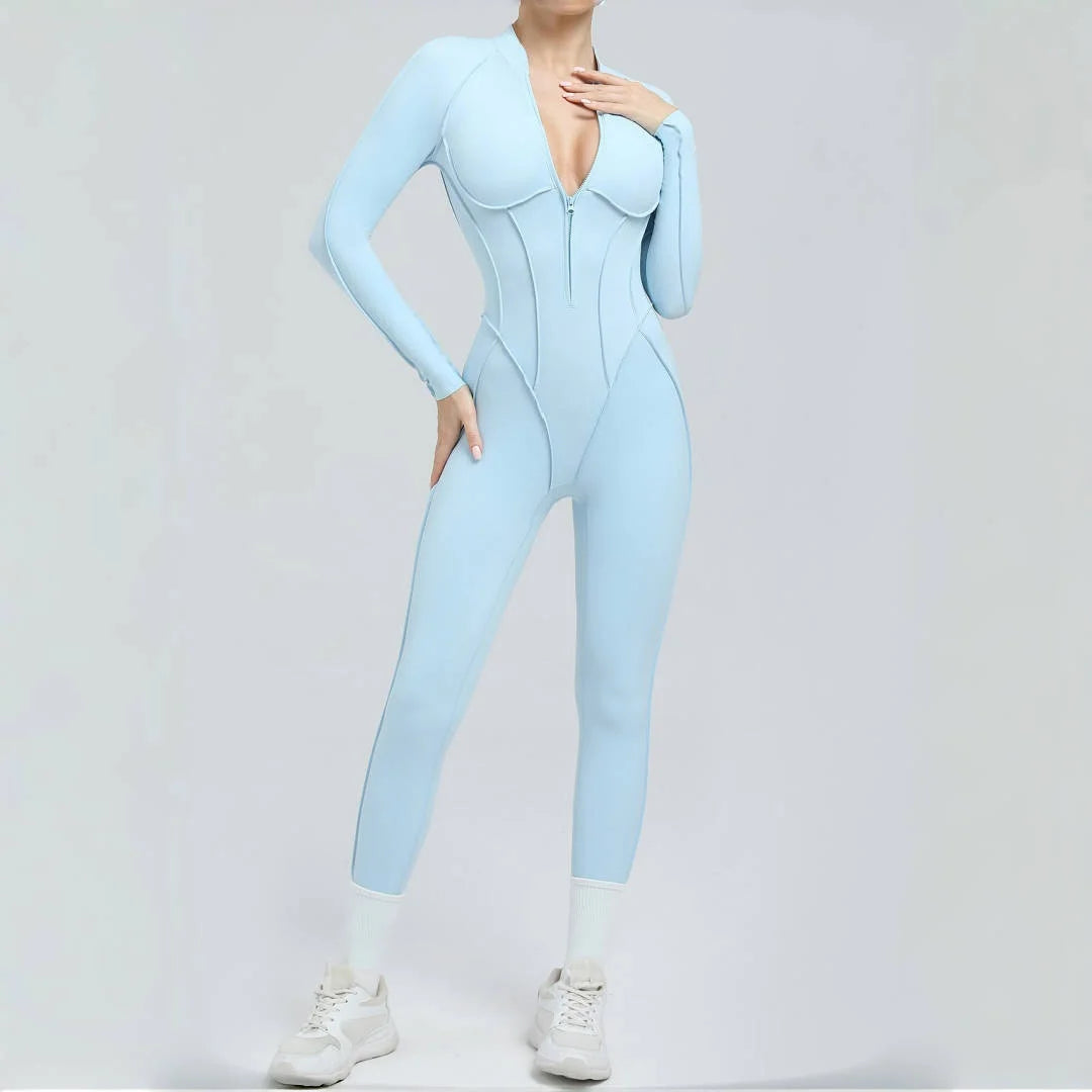 Women's Backless Hip Lift Yoga Jumpsuit