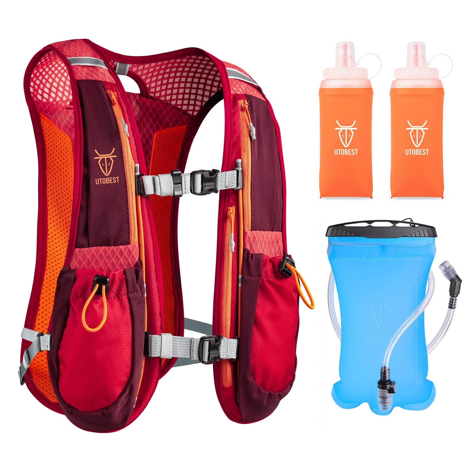 UTOBEST Trail Running Backpack 5L Ultra Lightweight Hydration Vest