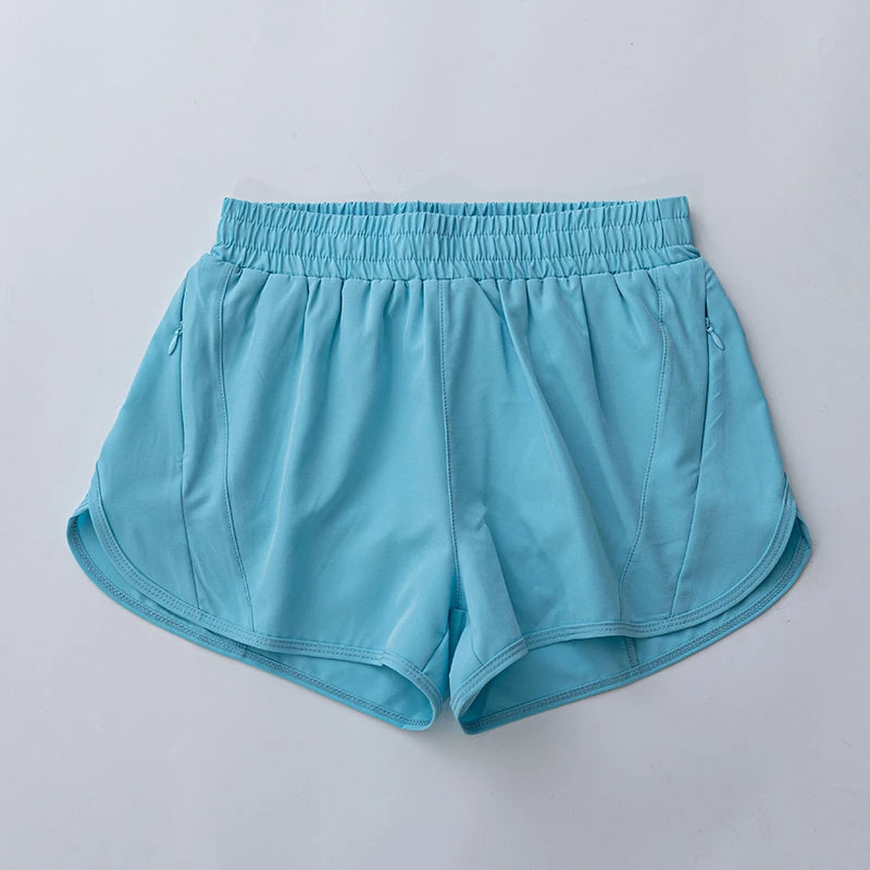 Women Running  Lightweight Athletic Shorts With Mesh Liner