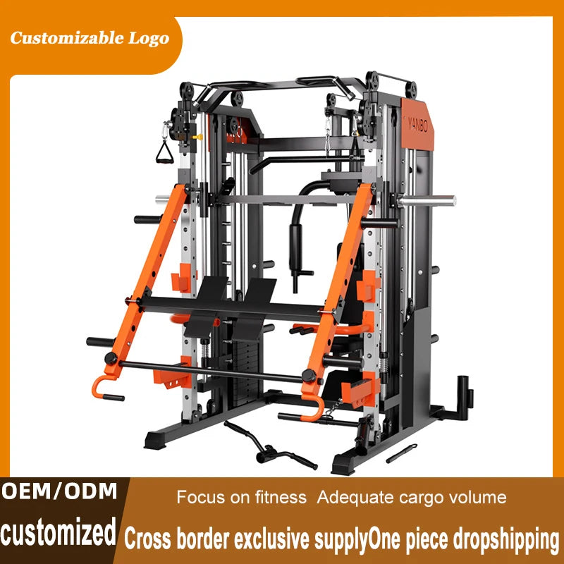 Complete Smith Machine Business Fitness Equipment Fitness Factory Large Weightlifting Strength Training Fitness Equipment