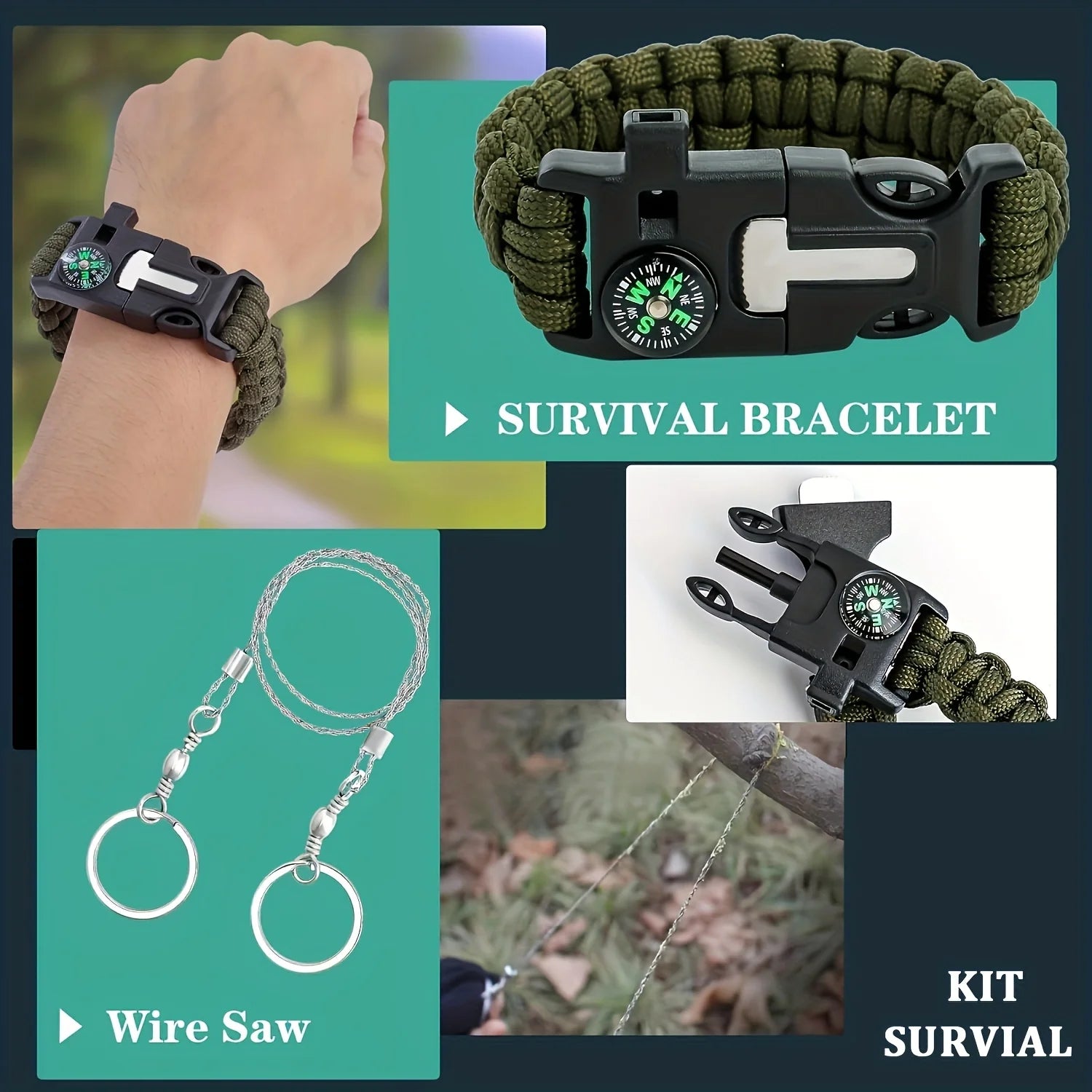 Ultimate Survival Equipment Set -20 in 1 Survival Equipment