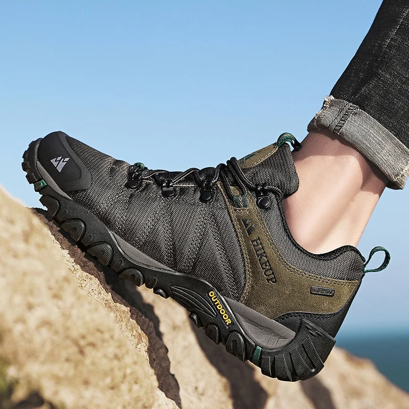 HIKEUP Non-slip Men Hiking Shoes