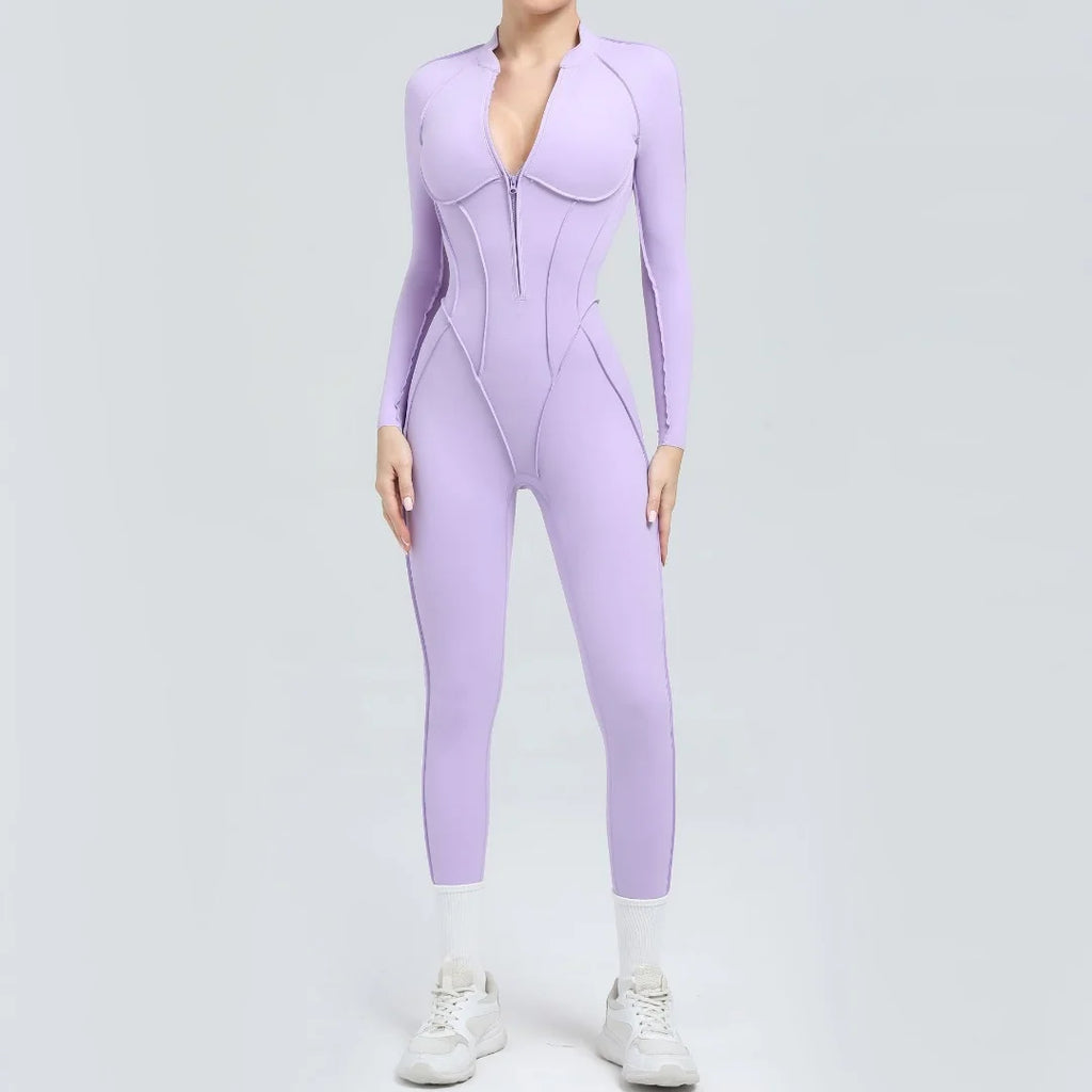 Women's Backless Hip Lift Yoga Jumpsuit