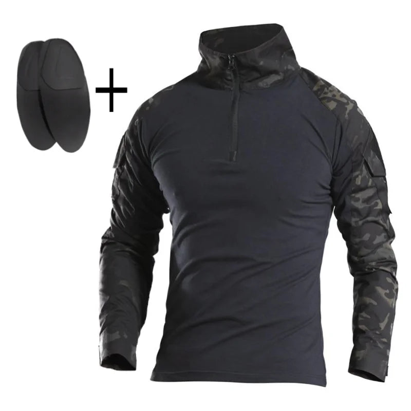 Men Tactical Uniform Camouflage Multicam Shirt Coat Pant