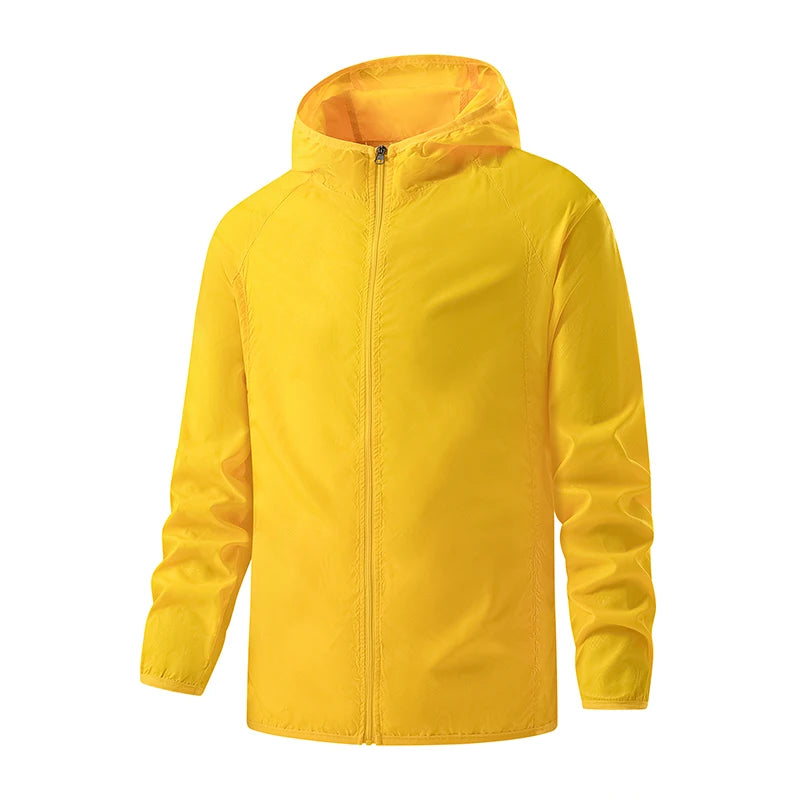 Men Women Hiking Jackets Waterproof Windbreaker Rain Coat