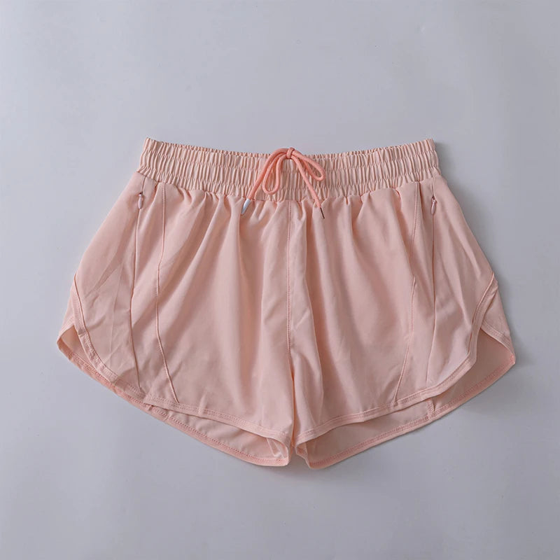 Women Running  Lightweight Athletic Shorts With Mesh Liner