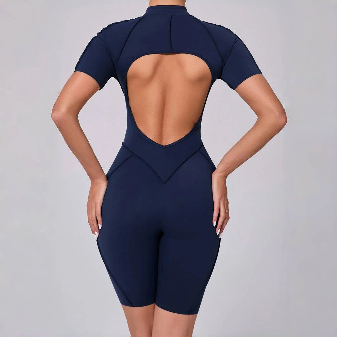 Women's Backless Hip Lift Yoga Jumpsuit