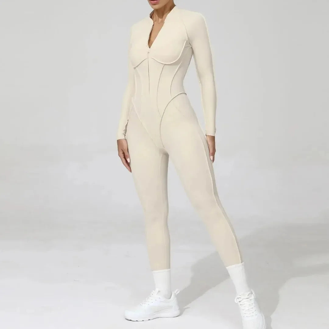 Women's Backless Hip Lift Yoga Jumpsuit