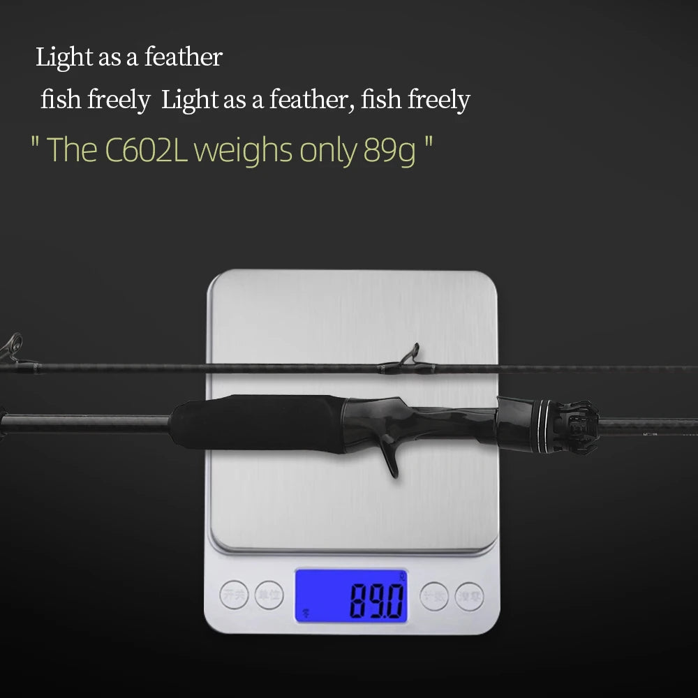 FISHINGFANS 46T CARBON TITANIUM FRAME TZ GUIDE 60° L LIGHT FISHING ROD