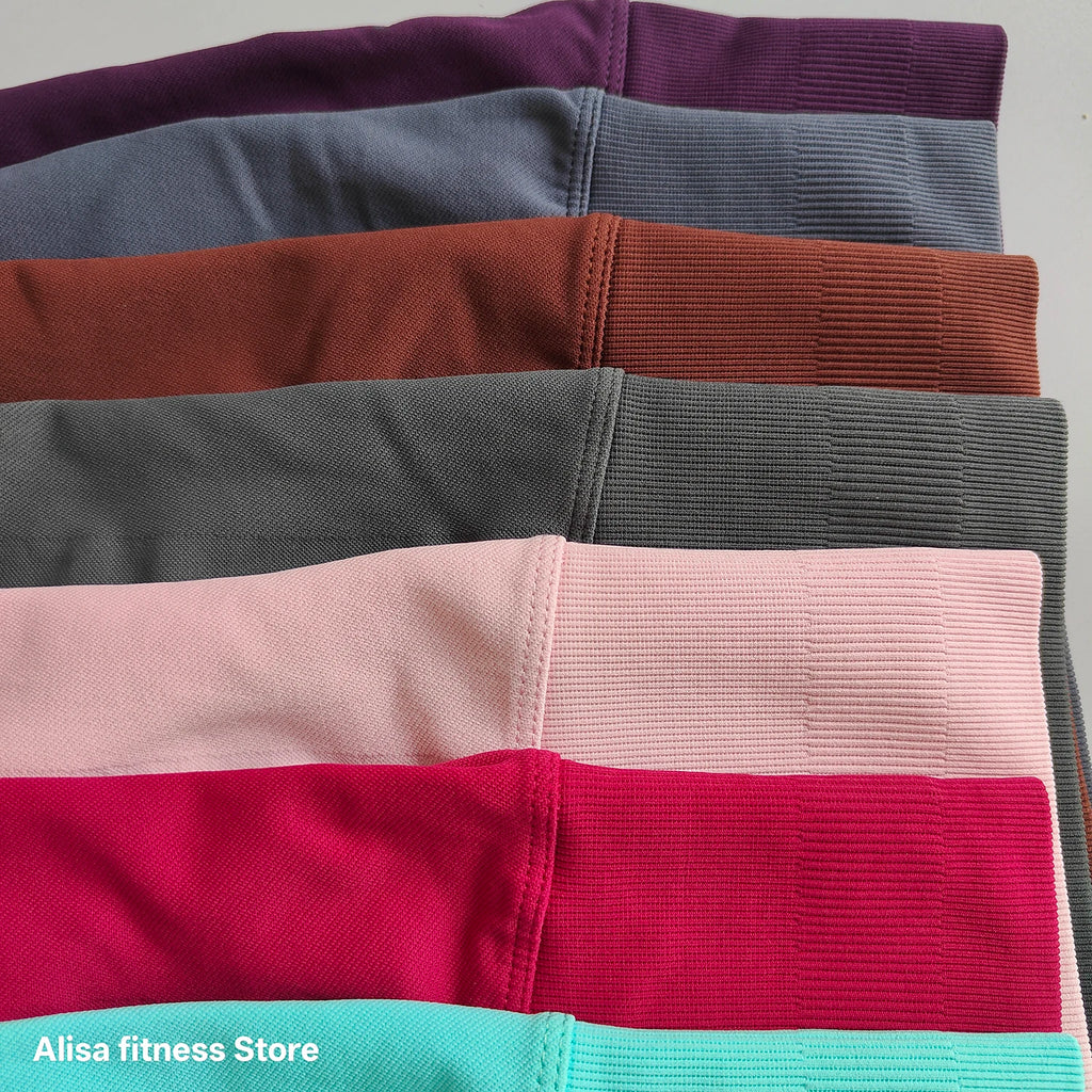 Summer High Waisted Yoga Shorts Tummy Control