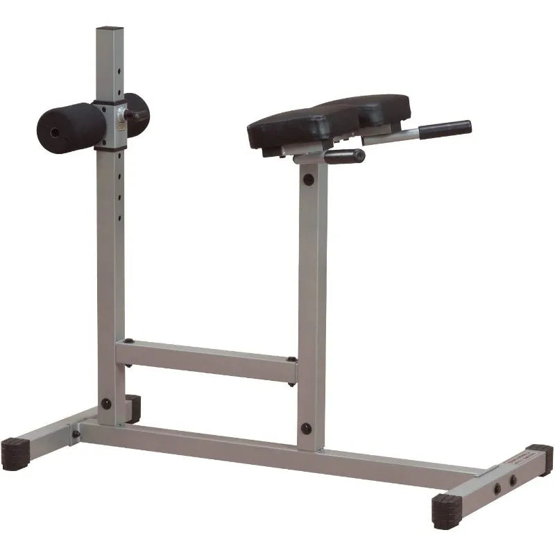 Body-Solid Back Hyperextension Machine for Lower Back Extension, Ab Crunch, Glutes and Hamstrings