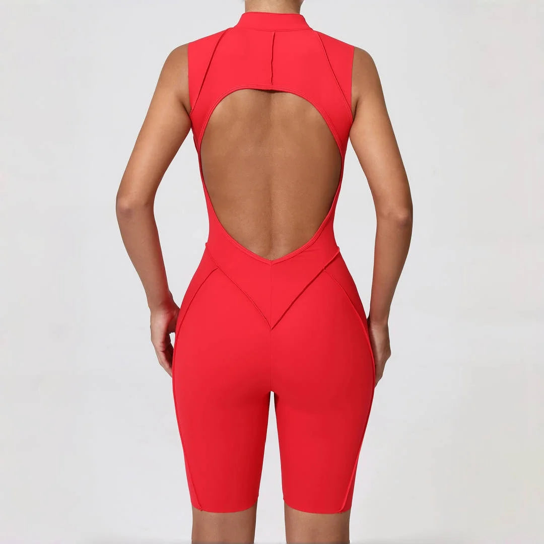 Women's Backless Hip Lift Yoga Jumpsuit