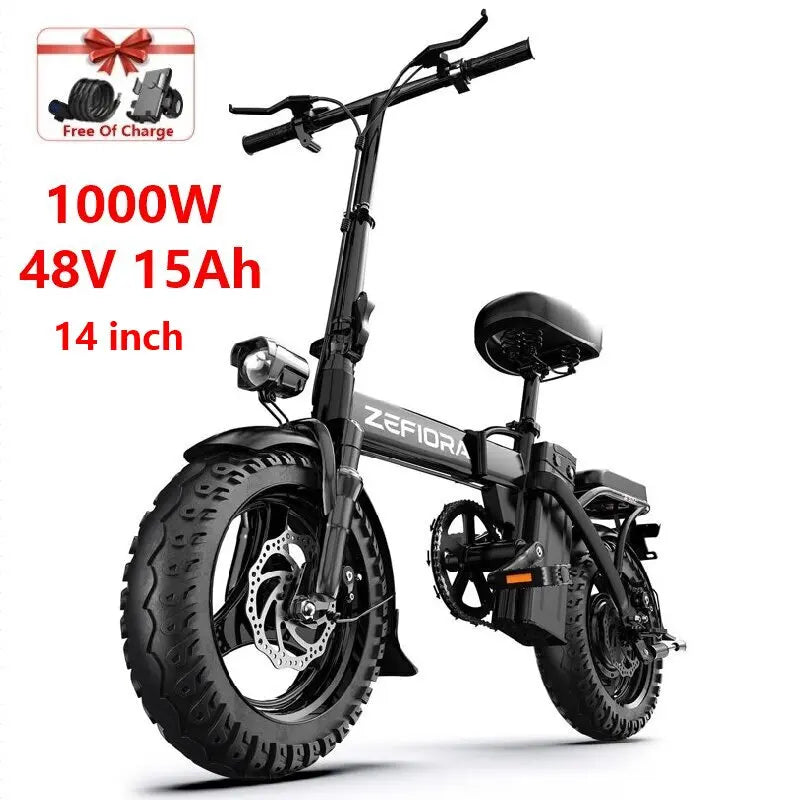 Cheap 14 20 inch Electric fat bike 1000w 2000w 30-50MPH 30-60Miles Adjustable front brake seat,