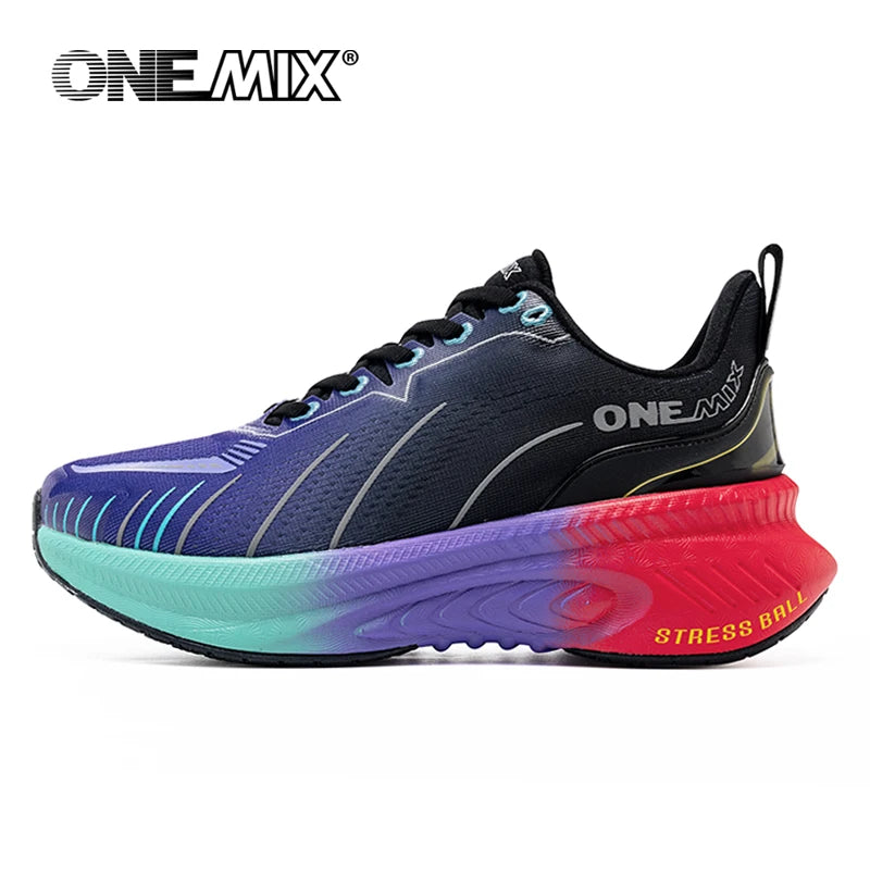 ONEMIX White Road Running Shoes for Men