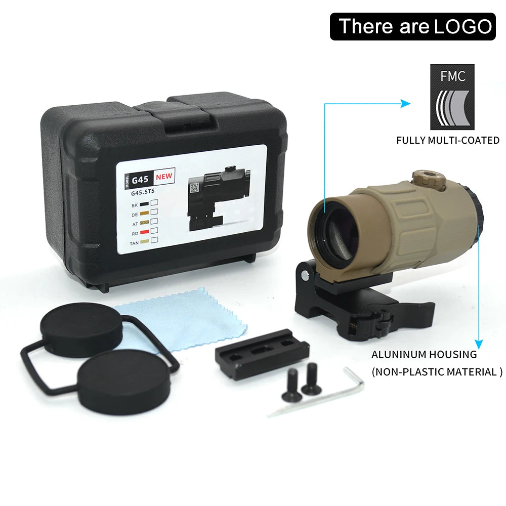 Tactical Eotech G33 G43 G45 Sight Fixed 3X 5X Magnifier Scope
