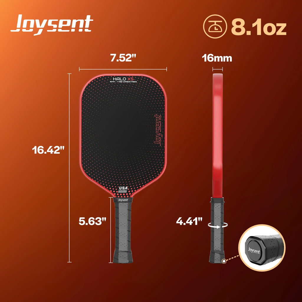 Pickleball Paddle  Carbon Fiber Pickleball Racket Core & Spin Textured Surface