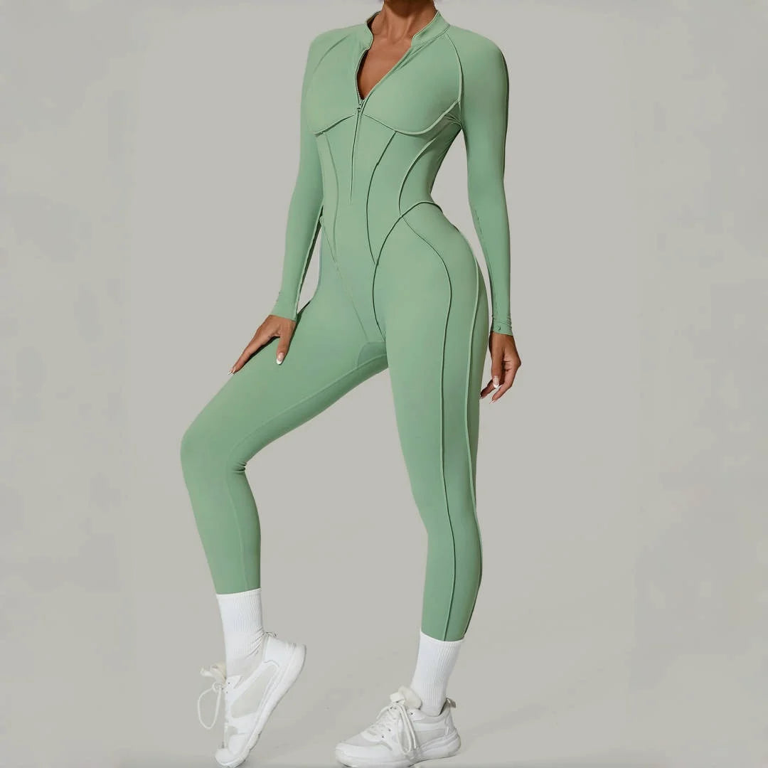 Women's Backless Hip Lift Yoga Jumpsuit