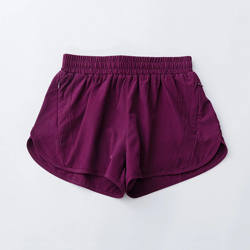 Women Running  Lightweight Athletic Shorts With Mesh Liner