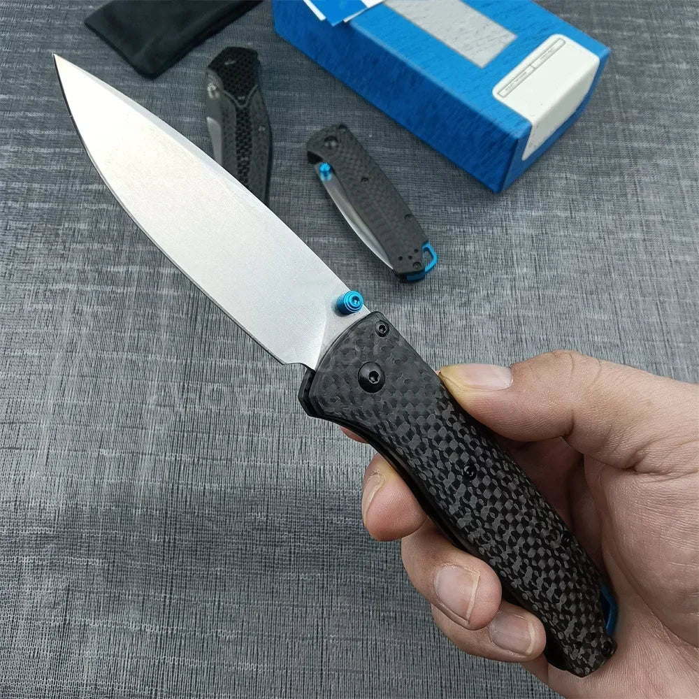 High Quality Folding Pocket Knife S35V Steel Blade Carbon Fiber Handle