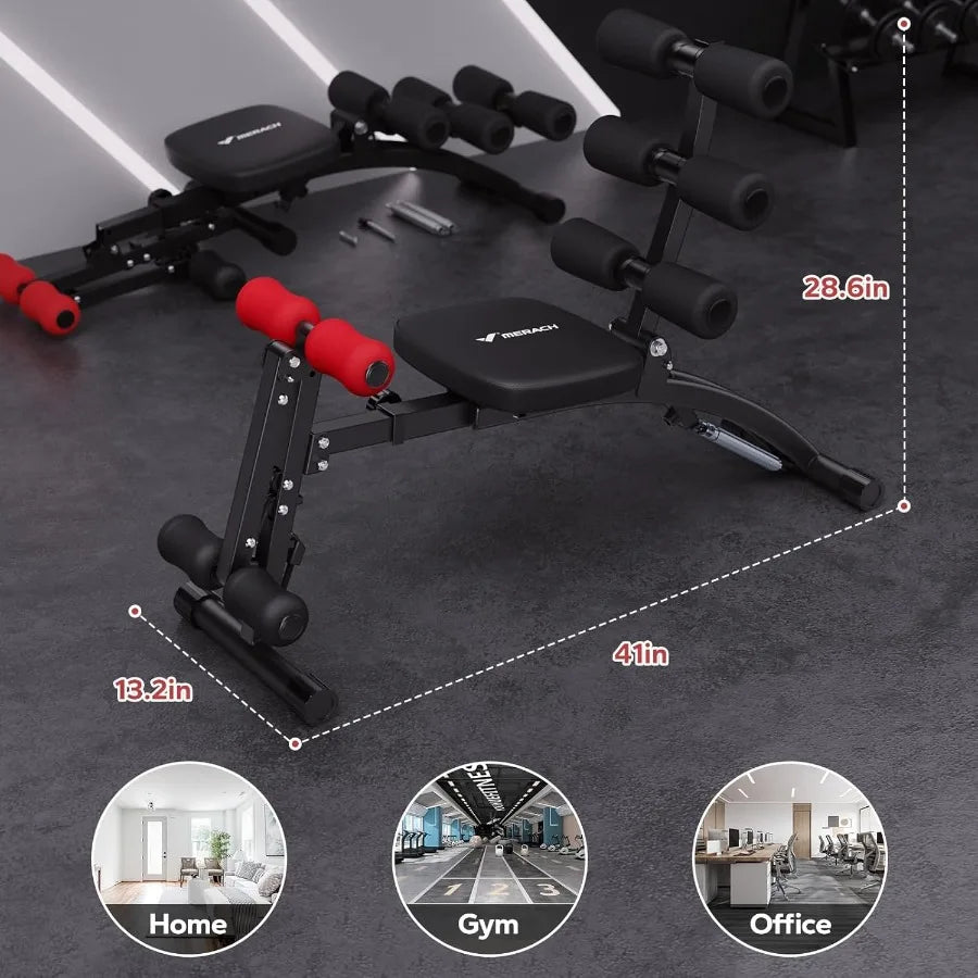 Ab Machine Multi-Functional Adjustable Ab Trainer