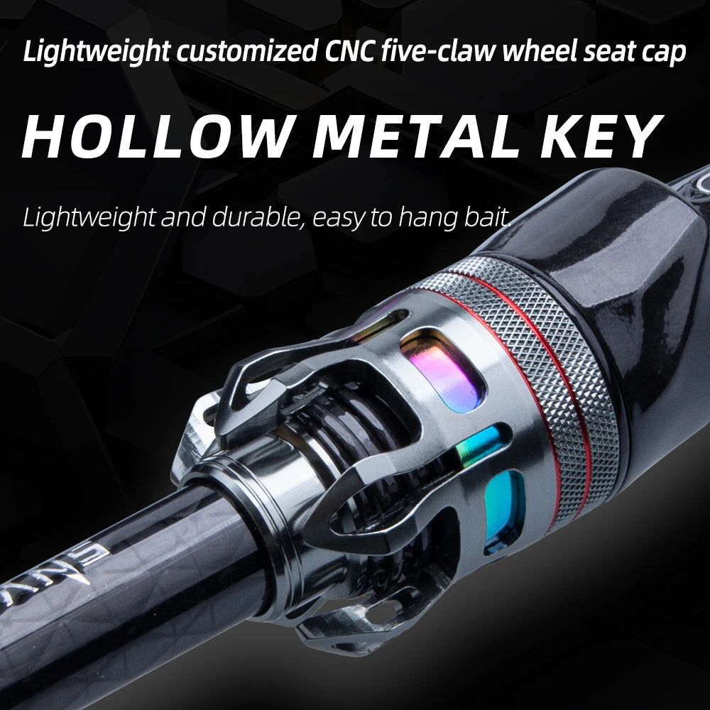 FISHINGFANS RANCY2.0 30+40T High Carbon Fiber M MH Fishing Rod