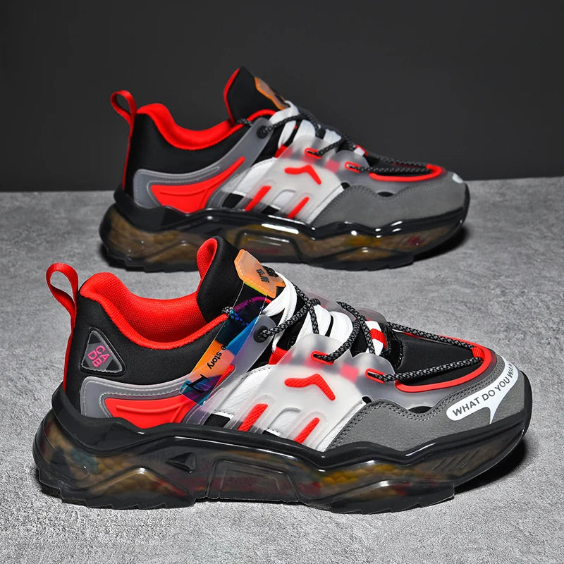 Men's casual skate shoes, low-top wear-resistant