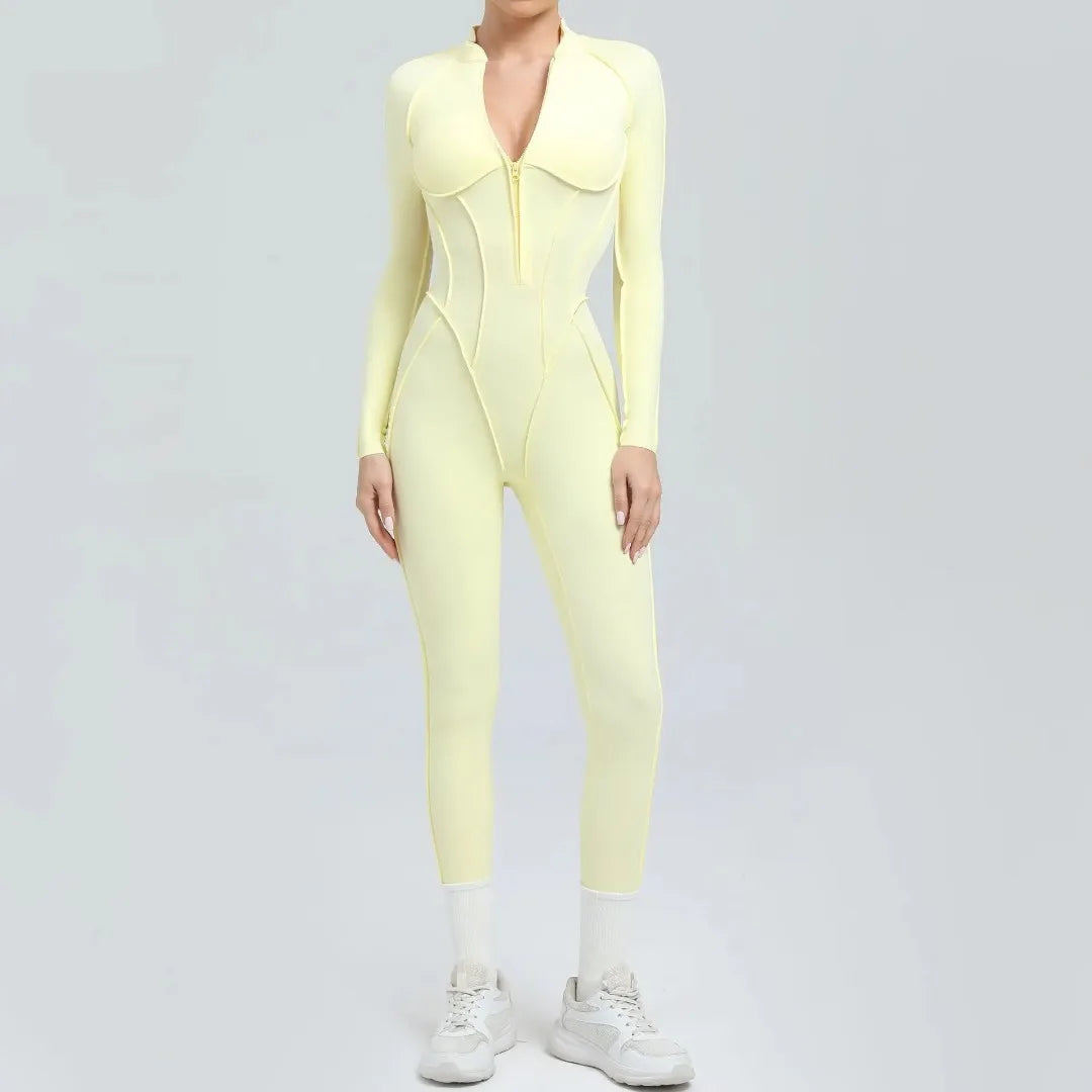 Women's Backless Hip Lift Yoga Jumpsuit