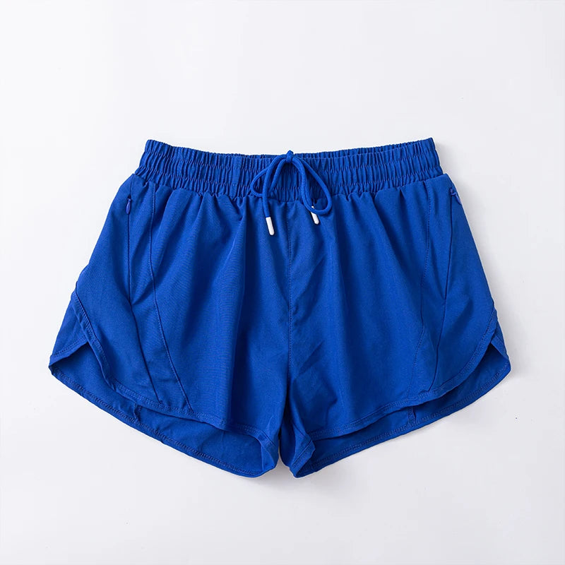 Women Running  Lightweight Athletic Shorts With Mesh Liner