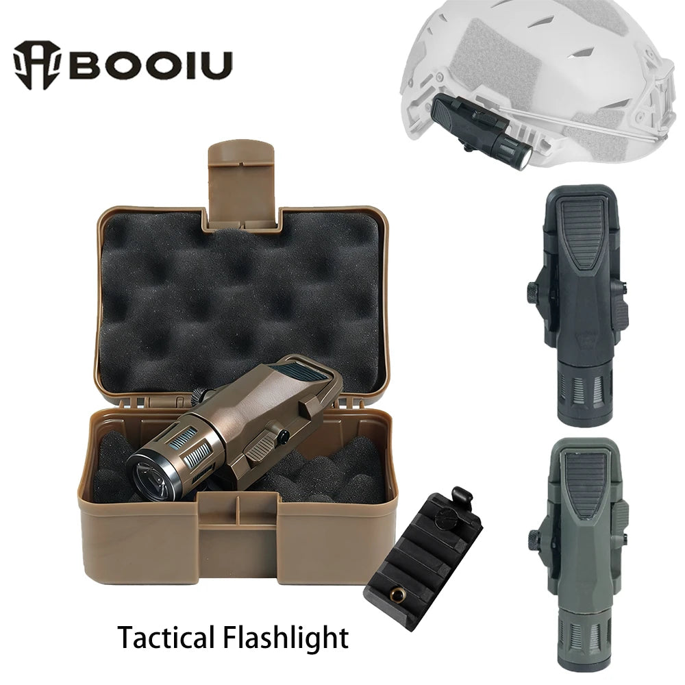 BOOIU Tactical Flashlight WML-G2 Nylon Metal Strobe LED Light