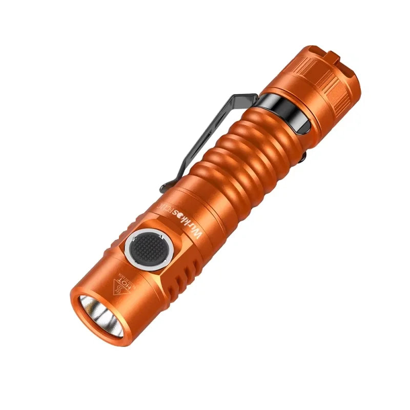 Wurkkos FC11C 519A USB-C Rechargeable EDC 18650 Flashlight Max Output 1200 LM IP68 Waterproof