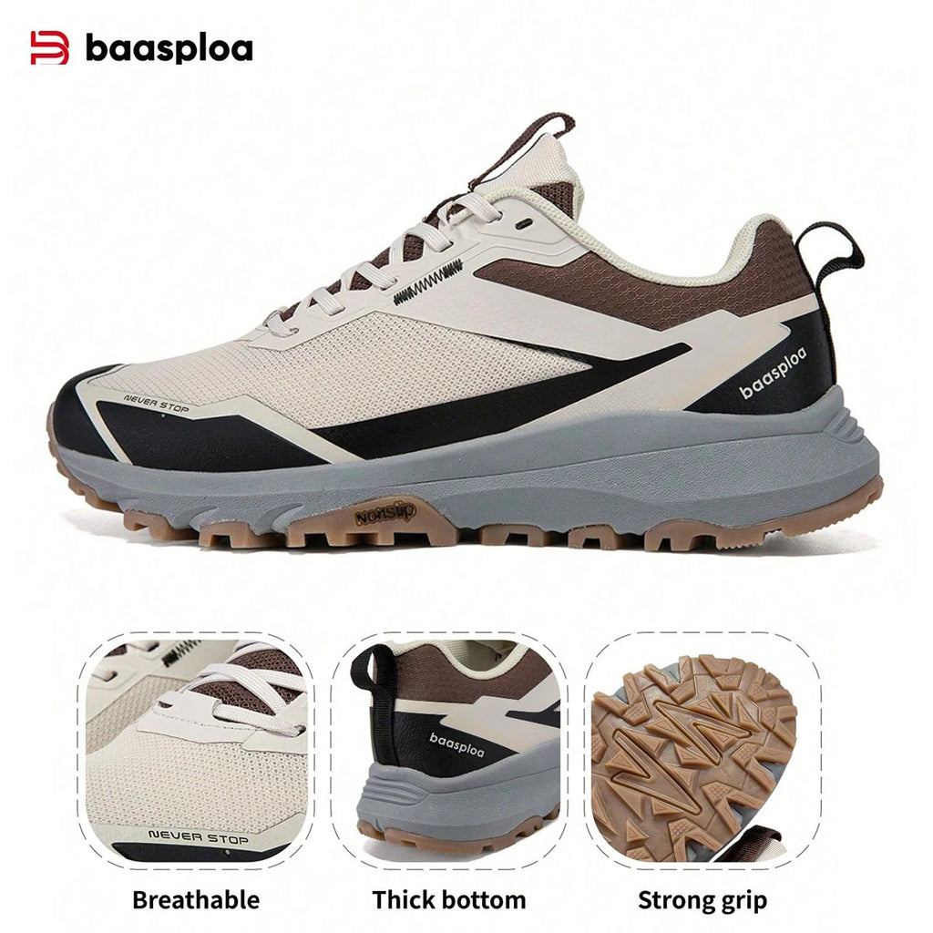 Men Hiking Sneakers Lightweight Non-Slip Wear Resistant