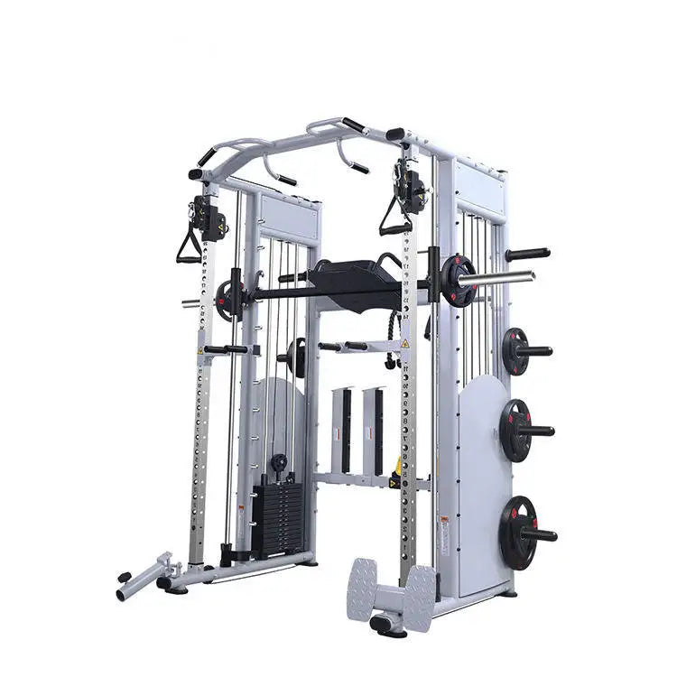YTYIN Indoor Gym Equipment Multi-Functional Trainer Smith Machine Barbell Weight Lifting Power Rack
