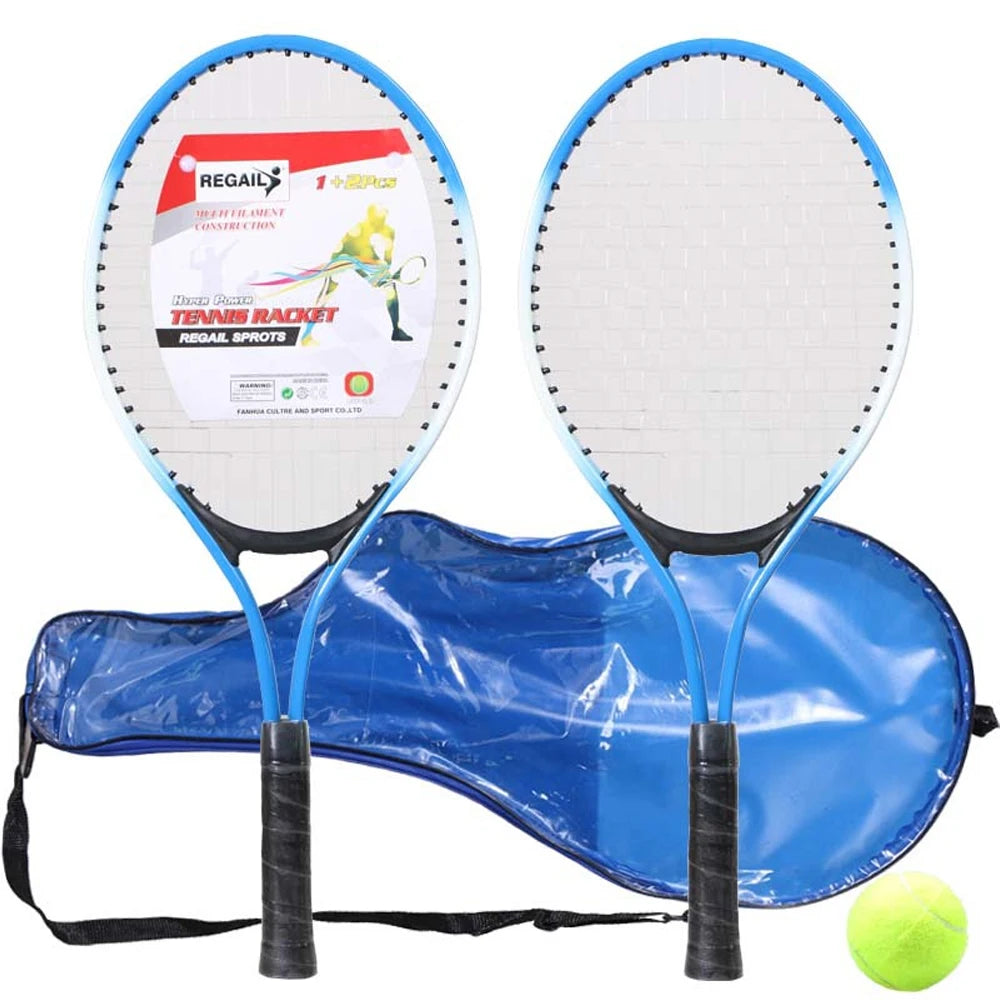 Kids Tennis Rackets with Tennis Trainer for Children Beginners