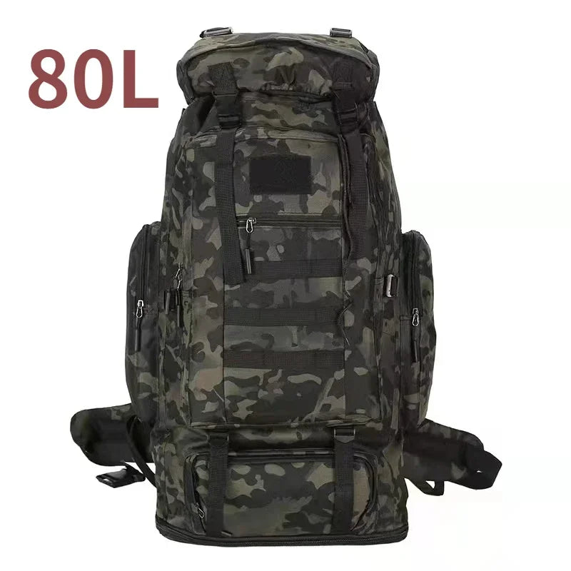 80L/100L  Mountaineering Bag Climb Bag Tactical Backpacks